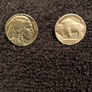 Indian head/ Buffalo coin golf ball markers